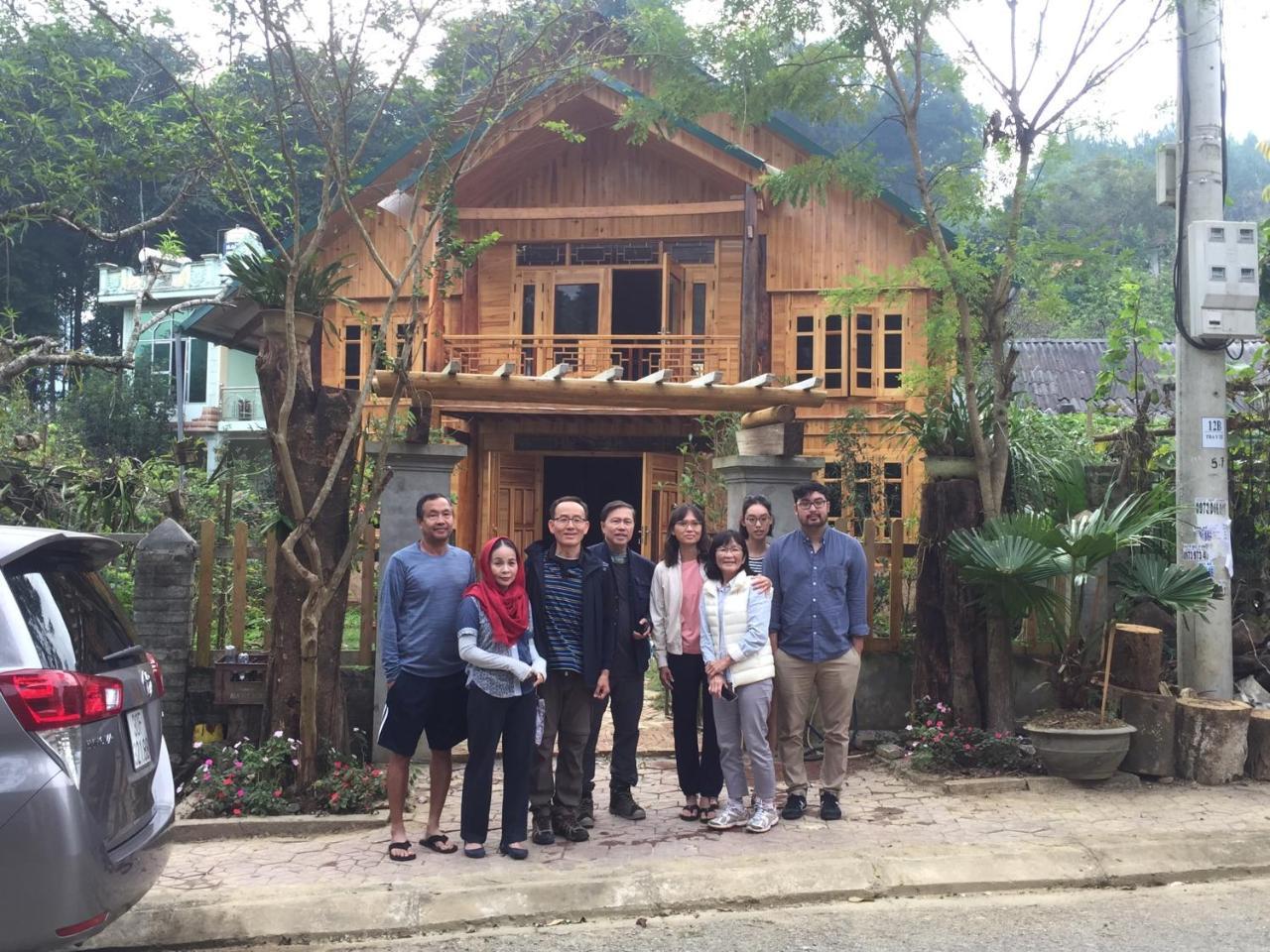 Nobita Homestay Bac Ha Exterior foto