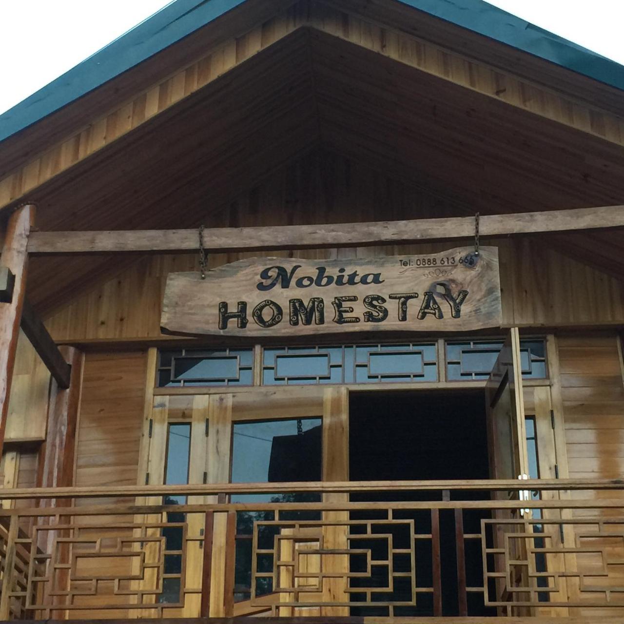 Nobita Homestay Bac Ha Exterior foto